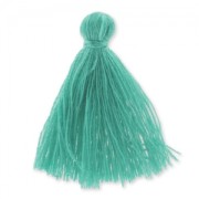 Cotton tassel  27-30 mm Teal x1|raw }}