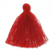 Cotton tassel  27-30 mm Red x1