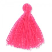 Cotton tassel  27-30 mm pink Fluo x1|raw }}