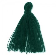 Cotton tassel  27-30 mm firgreen x1