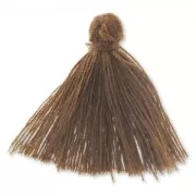 Cotton tassel  27-30 mm brown x1