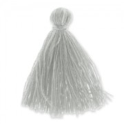 Cotton tassel  27-30 mm Grey x1