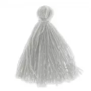 Cotton tassel  27-30 mm Grey x1