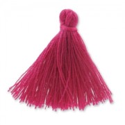 Cotton tassel  27-30 mm Dark Fuschia x1