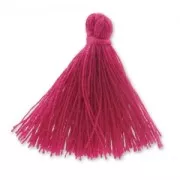 Cotton tassel  27-30 mm Dark Fuschia x1