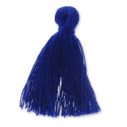 Cotton tassel  27-30 mm Electric blue x1