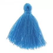 Cotton tassel  27-30 mm Blue  x1