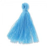 Cotton tassel  27-30 mm Aqua x1