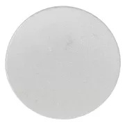 17mm 925 Sterling Silver stick-on pendant holder for 3mm cord x1