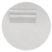 17mm 925 Sterling Silver stick-on pendant holder for 3mm cord x1