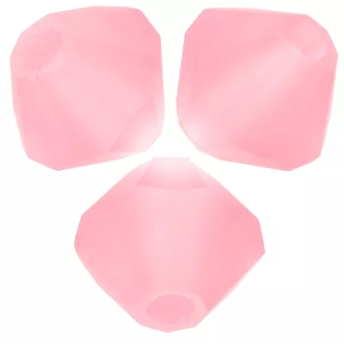 4mm Preciosa - Rondelle Bead - Rose Peach Matt x30