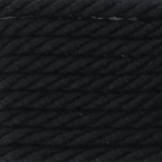 Twisted cord 2.5 mm black x 2m|raw }}