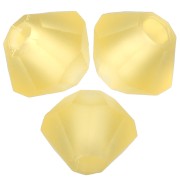 3mm Preciosa Crystal Bicones - Rondelle Bead - Acid Yellow Matt x30|raw }}