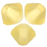 3mm Preciosa Crystal Bicones - Rondelle Bead - Acid Yellow Matt x30