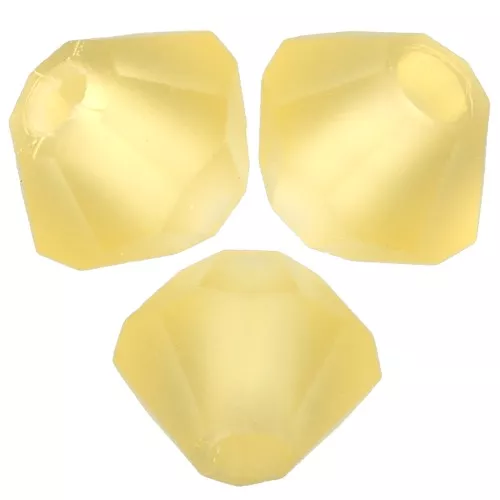 3mm Preciosa Crystal Bicones - Rondelle Bead - Acid Yellow Matt x30