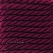 twisted cord 2.5 mm Bordeaux x 2m
