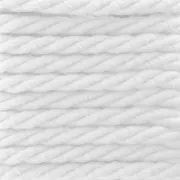 twisted cord 2.5 mm white x 2m