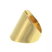 large ring21 mm fine gold plated x1