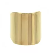 large ring21 mm fine gold plated x1