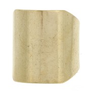 Wide ring 21 mm - Rough brass x1|raw }}