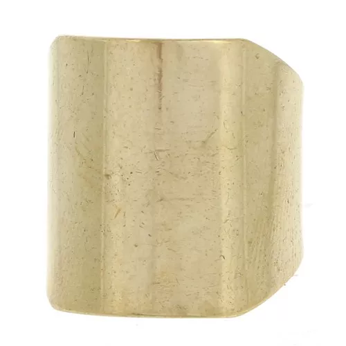 Wide ring 21 mm - Rough brass x1