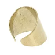 Wide ring 21 mm - Rough brass x1