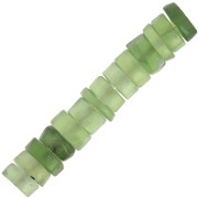 4.5x2mm Round beads - Heishi gemstone - Aventurine x20