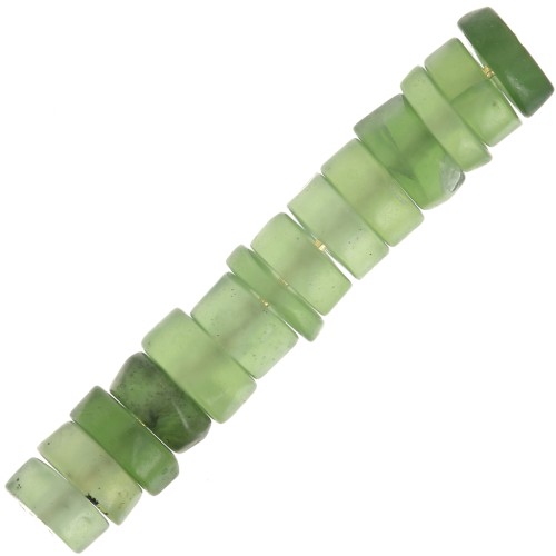 Heishi gemstone beads 4.5x2 mm - Aventurine x20