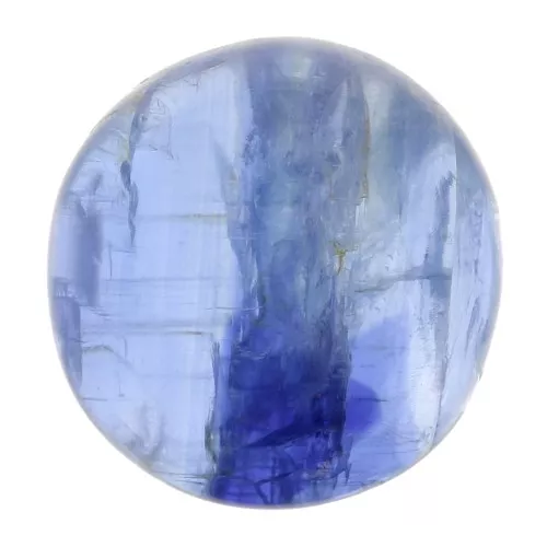 10mm round gemstone cabochon - Kyanite x1