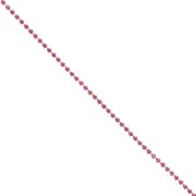 Brass Chain with Cut Crystal Rhinestones, 2.10 mm - Gold-Plated - Fuchsia, 50 cm