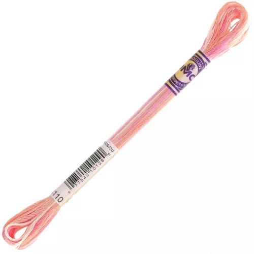 DMC Mouliné Color Variations Embroidery Thread - Powderpuff (4110) x8m