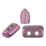 2x5mm Piros® Glass beads by Puca® - Stardust Amethyst x10g