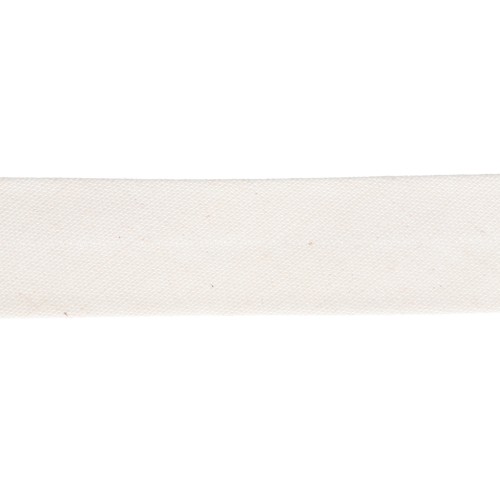 Polycotton ribbon  20mm Ecru x 1m