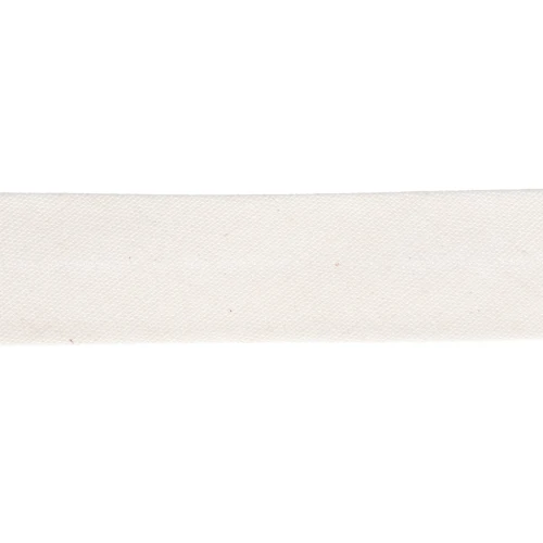 Polycotton ribbon 20mm Ecru x 1m