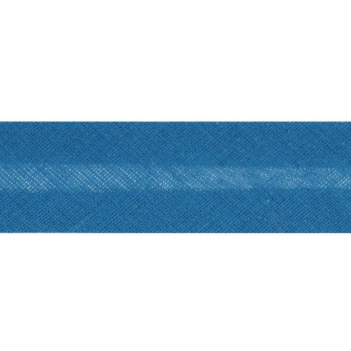 Polycotton ribbon 20mm Blue x 1m
