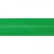 Polycotton ribbon  20mm green x 1m