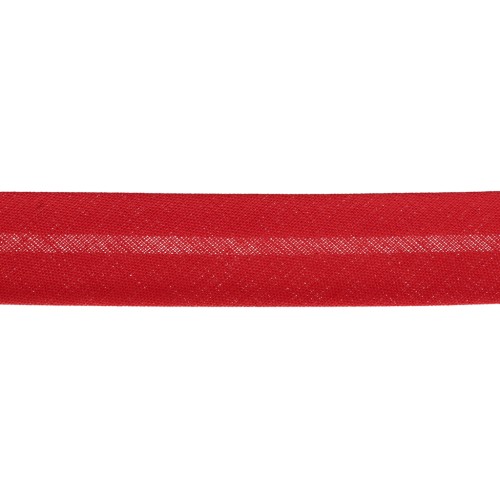 Polycotton ribbon 20mm Red x 1m