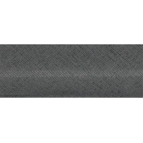 Polycotton ribbon 20mm dark grey x 1m