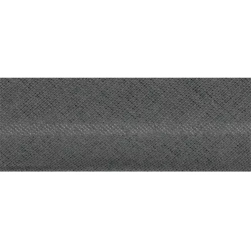 Polycotton ribbon 20mm dark grey x 1m