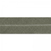 Polycotton ribbon  20mm light grey x 1m