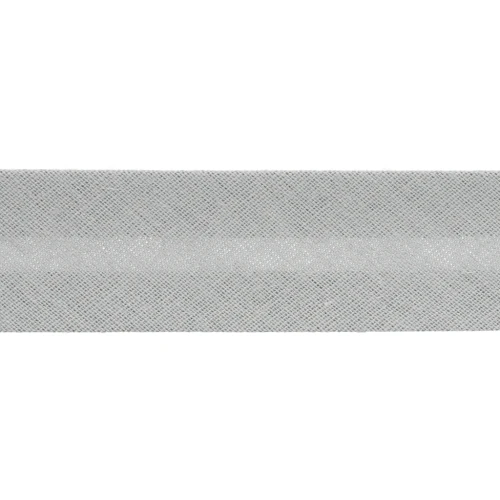 Polycotton ribbon 20mm light grey x 1m