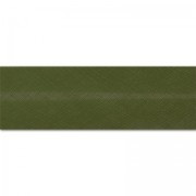 Polycotton ribbon  20mm Khaki x 1m