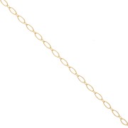 2.4mm oval curb chain - Gold filled x20cm