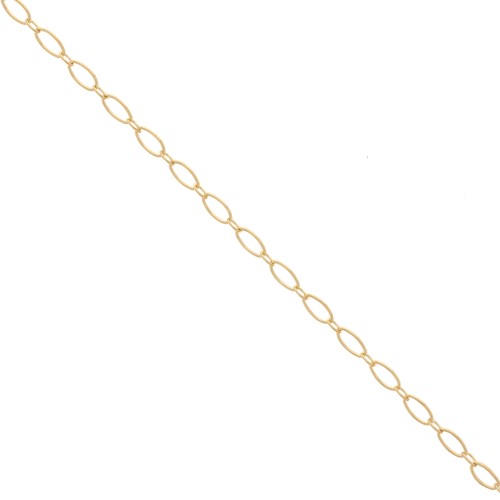 2.4mm oval curb chain - Gold filled x20cm