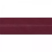 Polycotton ribbon  20mm Bordeaux x 1m