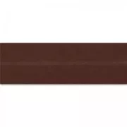 Polycotton ribbon  20mm brown x 1m