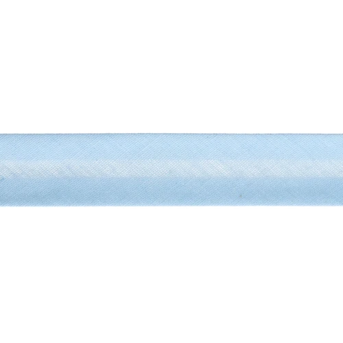 Polycotton ribbon 20mm light blue x 1m
