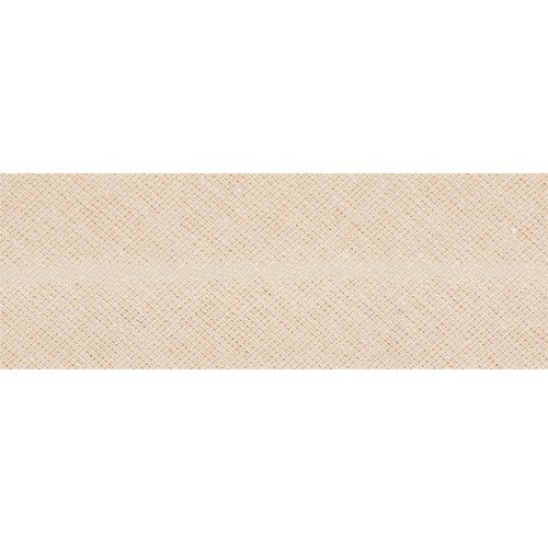 Polycotton ribbon  20mm Beige  x 1m