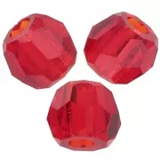 2mm Round PureCrystal 5000 - Light Siam x50