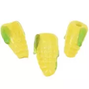 17x8.5mm Glass corn bead - Yellow x1